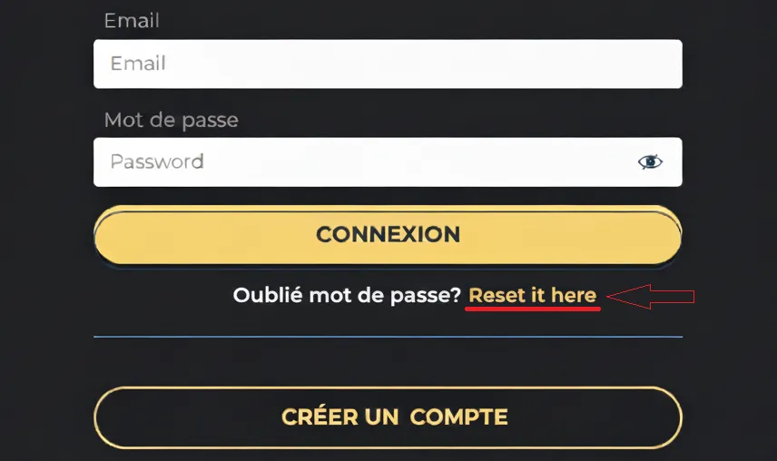 Restaurer l'Accès